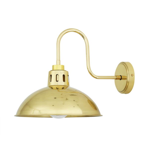 talise swan neck wall light ip65 7989