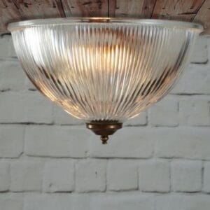 Moroni Reverse Dome Ceiling Light 30cm Dia Holophane Ceiling Fittings Great Lighting UK Ltd