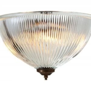 Moroni Reverse Dome Ceiling Light 30cm Dia Holophane Ceiling Fittings Great Lighting UK Ltd