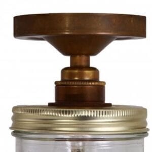 Jam Jar Flush Ceiling Light Ceiling Lights Wall & Pendant Lighting