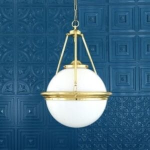 Ardee Chandelier Large Single - 3 Arm Pendants Great Lighting UK Ltd