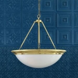 Athlone 3 Light Chandelier Large Single - 3 Arm Pendants Great Lighting UK Ltd