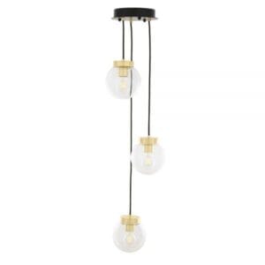 Agusta Chandelier, Three Globe Multi-Arm Chandeliers Wall & Pendant Lighting