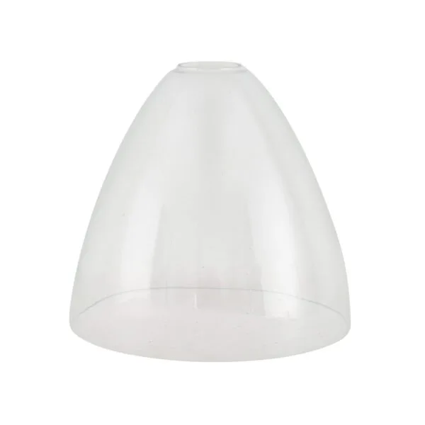 Bell clear glass lamp shade 23cm Glass Shades Great Lighting UK Ltd
