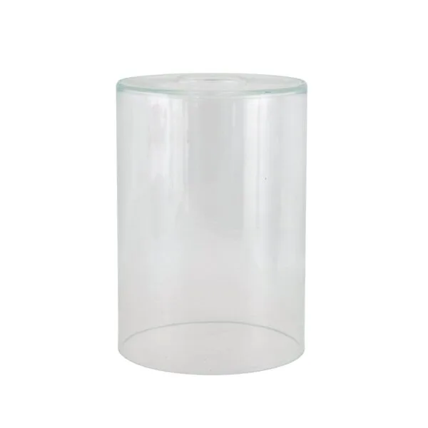 Cylinder clear glass lamp shade 14cm Glass Shades Great Lighting UK Ltd