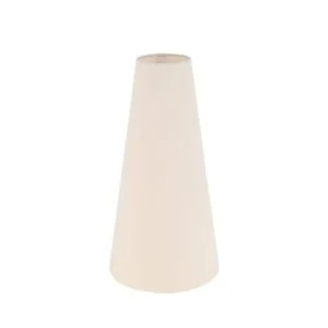 Narrow Cone Fabric Lamp Shade 34cm Tall in 4 Colours Fabric & Ceramic Shades Great Lighting UK Ltd