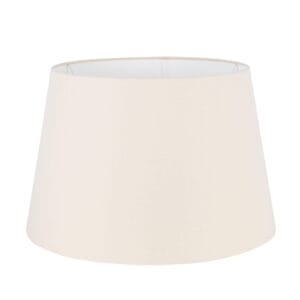 Empire Fabric Lamp Shade 40cm in White Black Cream or Grey Fabric & Ceramic Shades Great Lighting UK Ltd