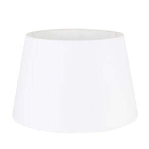 Empire Fabric Lamp Shade 40cm in White Black Cream or Grey Fabric & Ceramic Shades Great Lighting UK Ltd