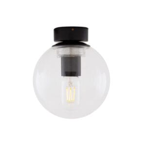 Venice 17cm Globe Ceiling Light Glass & Globe Ceiling Lights Great Lighting UK Ltd