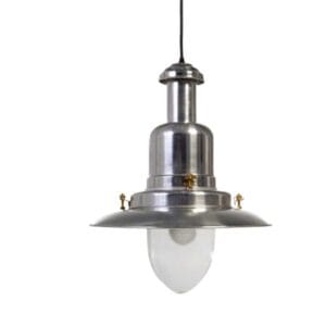 Industrial Fisherman's Pendant Light in Aluminium | 3 Sizes Rope & Nautical Lights Great Lighting UK Ltd