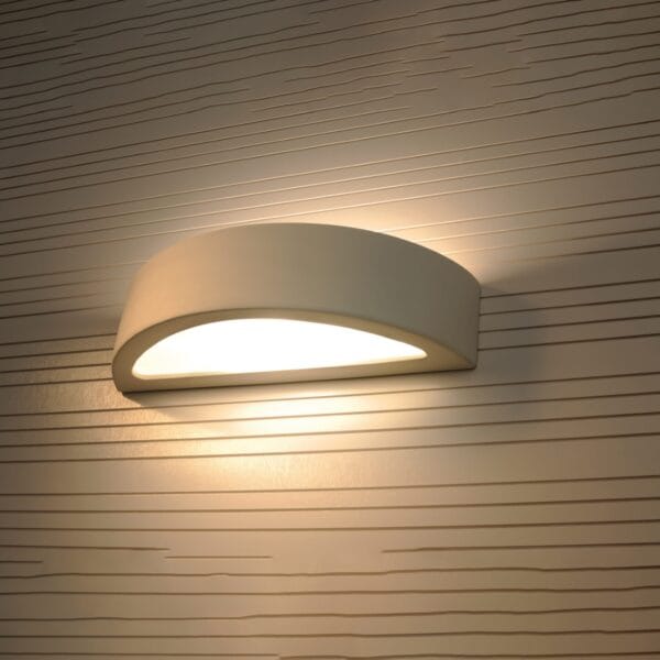 Wall Lamp Ceramic ATENA Café Au Lait ATENA