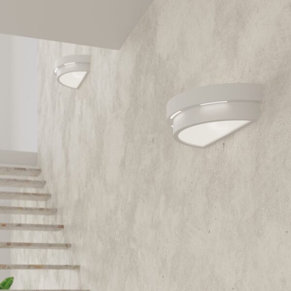 Wall Lamp Ceramic HELIOS Café Au Lait HELIOS