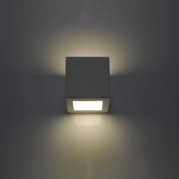 Wall Lamp Ceramic LEO Café Au Lait LEO