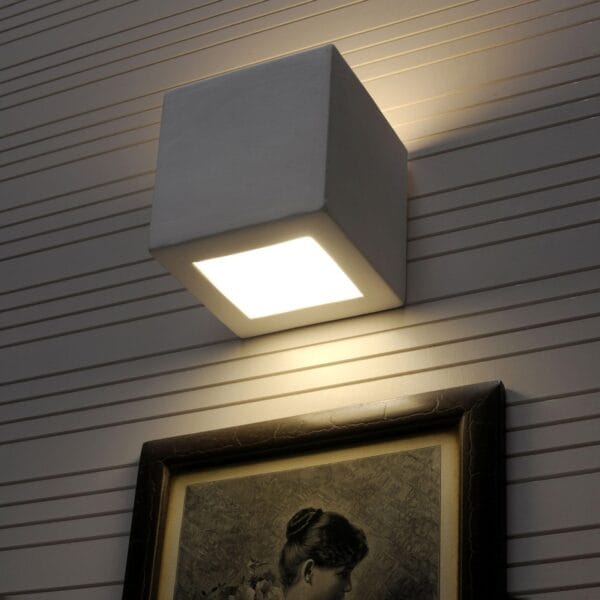 Wall Lamp Ceramic LEO Café Au Lait LEO