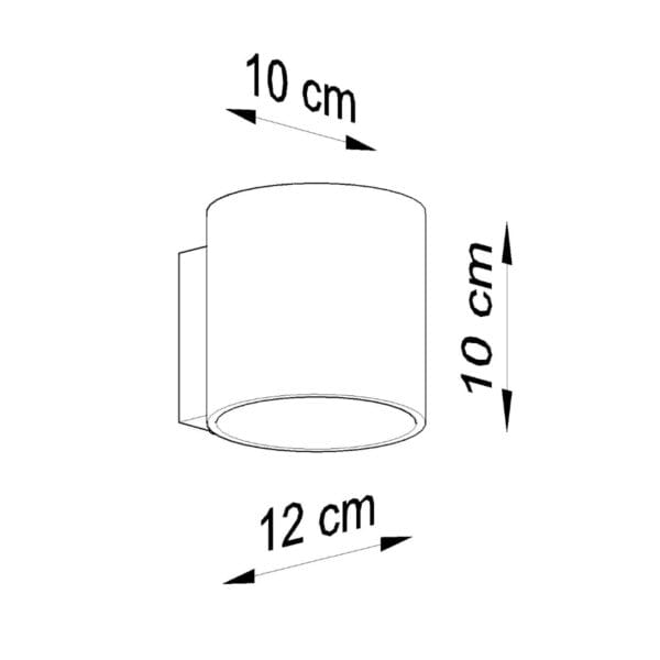 Wall Lamp ORBIS 1 Black Deep Space ORBIS