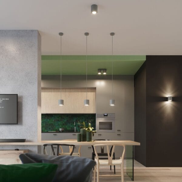 Wall Lamp ORBIS 1 Grey Deep Space ORBIS