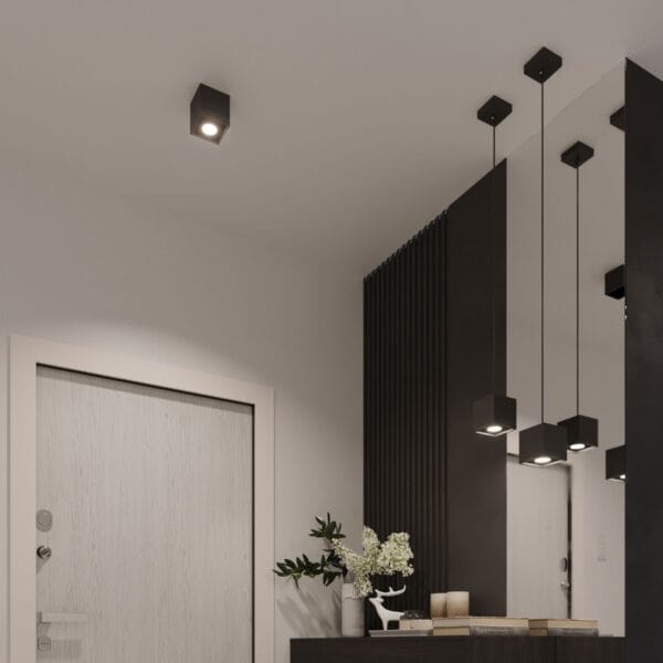 Wall Lamp QUAD 1 Black Deep Space QUAD