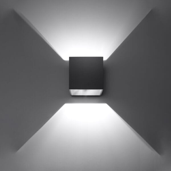 Wall Lamp QUAD 1 Black Deep Space QUAD