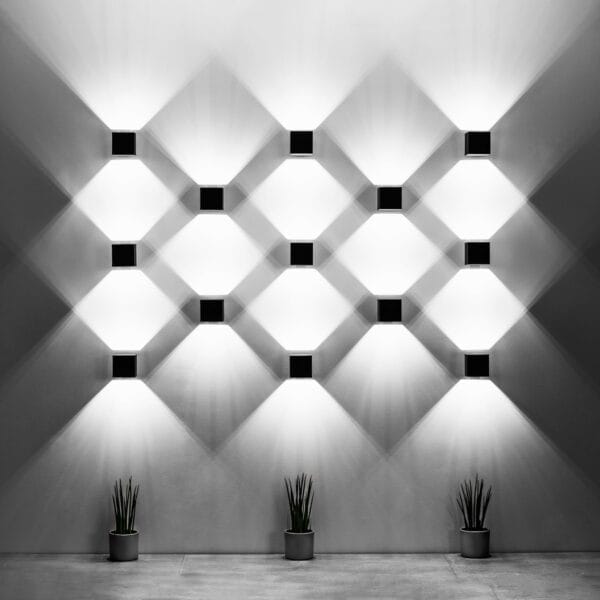 Wall Lamp QUAD 1 Black Deep Space QUAD