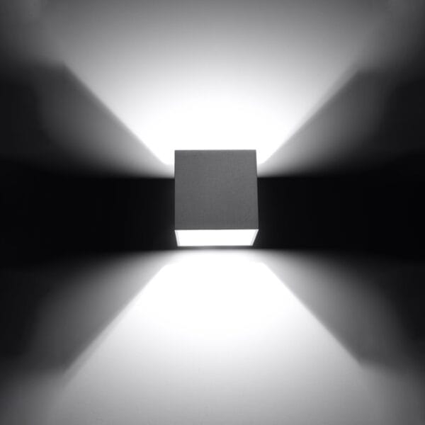Wall Lamp QUAD 1 Grey Deep Space QUAD