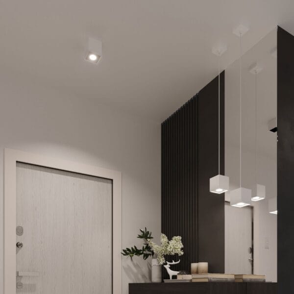 Wall Lamp QUAD 1 White Deep Space QUAD