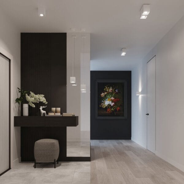 Wall Lamp QUAD 1 White Deep Space QUAD