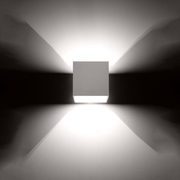 Wall Lamp QUAD 1 White Deep Space QUAD