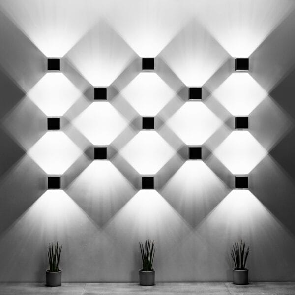 Wall Lamp QUAD 1 White Deep Space QUAD