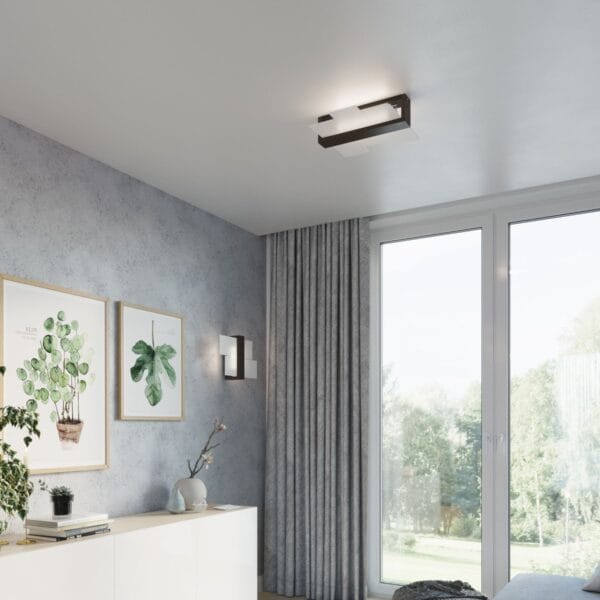 Wall Lamp FENIKS 1 Wenge Peach Puff FENIKS