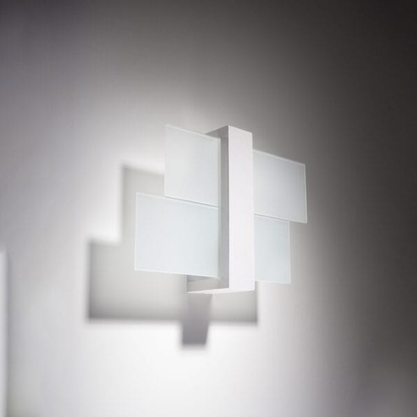 Wall Lamp FENIKS 1 White Peach Puff FENIKS