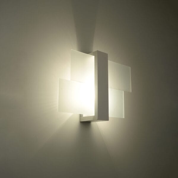 Wall Lamp FENIKS 1 White Peach Puff FENIKS