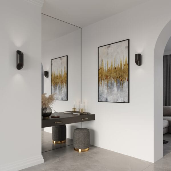Wall Lamp PENNE 30 Black Ocean Green PENNE
