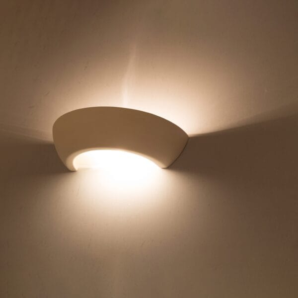 Wall Lamp Ceramic OSKAR Café Au Lait OSKAR