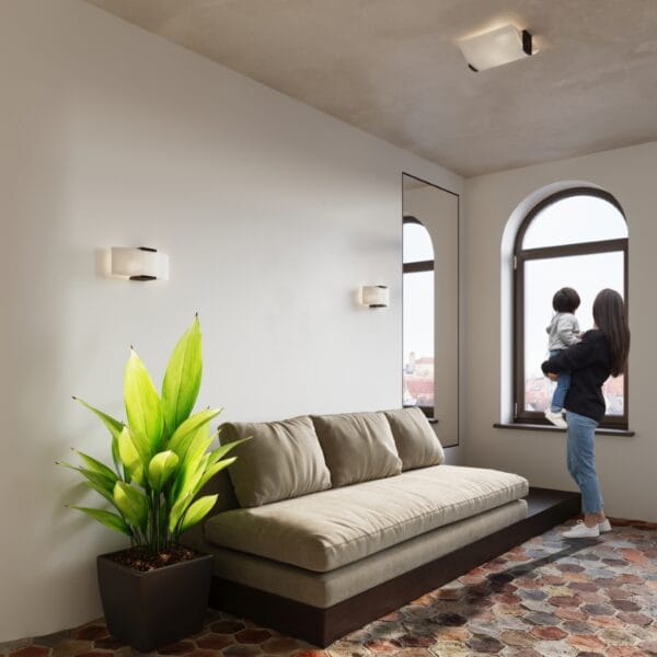 Wall Lamp EMILIO Modern Indoor Wall Lights Tangerine