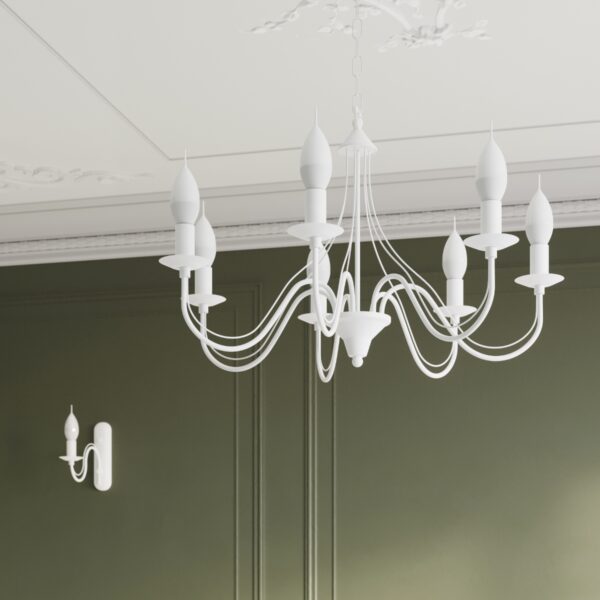 Wall Lamp MINERWA White Modern Indoor Wall Lights Crimson