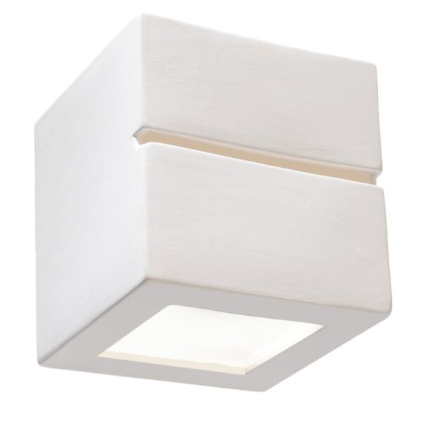 Wall Lamp Ceramic LEO Line Café Au Lait LEO