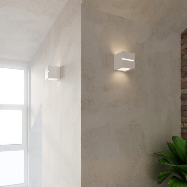 Wall Lamp Ceramic LEO Line Café Au Lait LEO