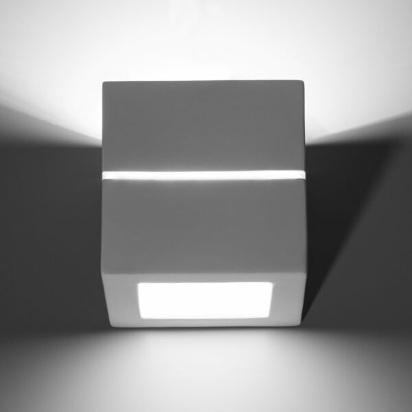 Wall Lamp Ceramic LEO Line Café Au Lait LEO