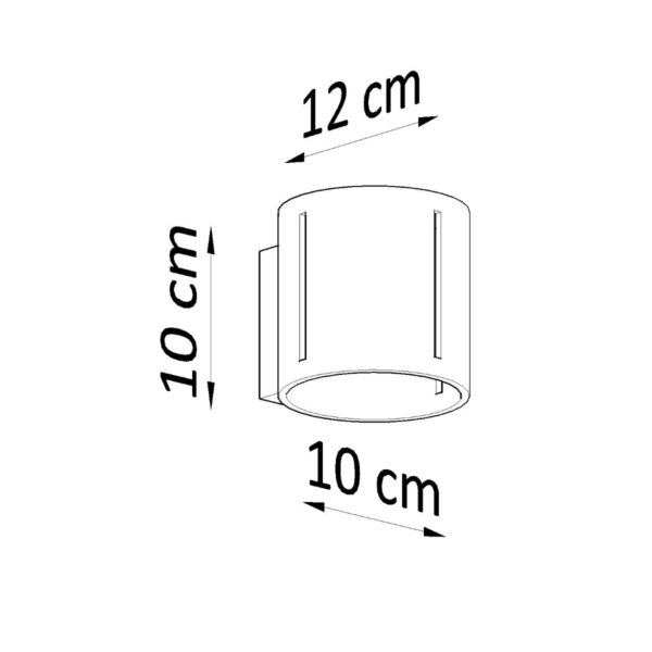 Wall Lamp INEZ White Deep Space INEZ