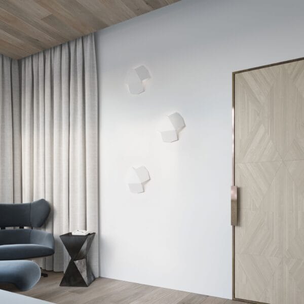 Wall Lamp TRE White Blue Sapphire TRE