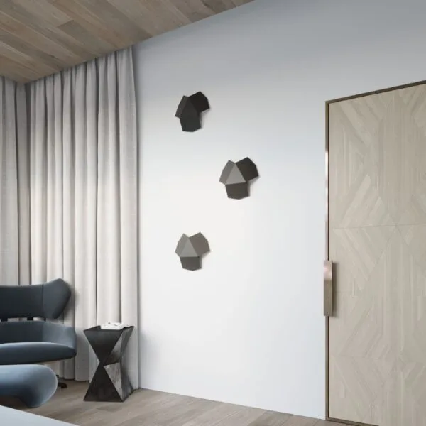 Wall Lamp TRE Black Blue Sapphire TRE