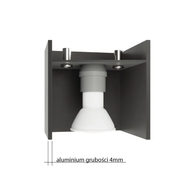 Wall Lamp BLOCCO Black Deep Space BLOCCO