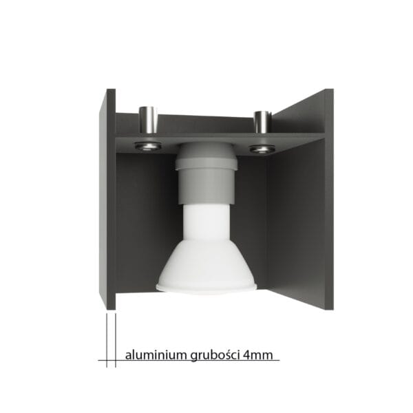 Wall Lamp QUAD Maxi White Deep Space QUAD