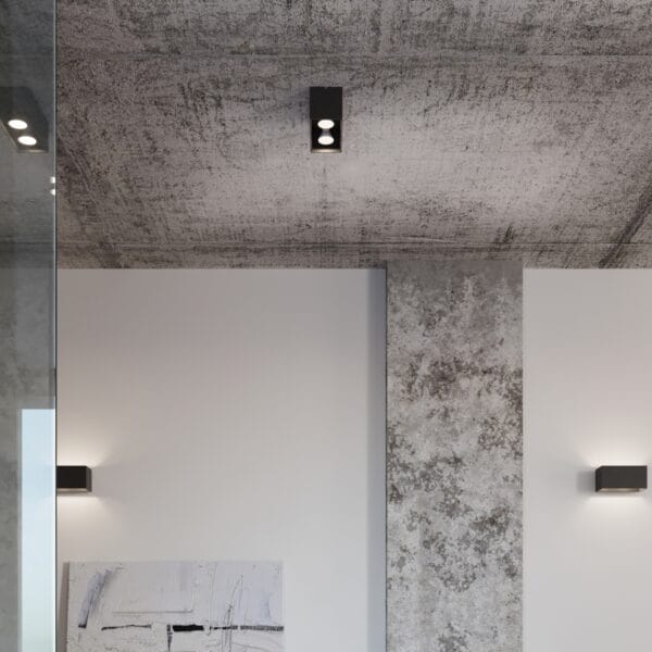 Wall Lamp QUAD Maxi Grey Deep Space QUAD
