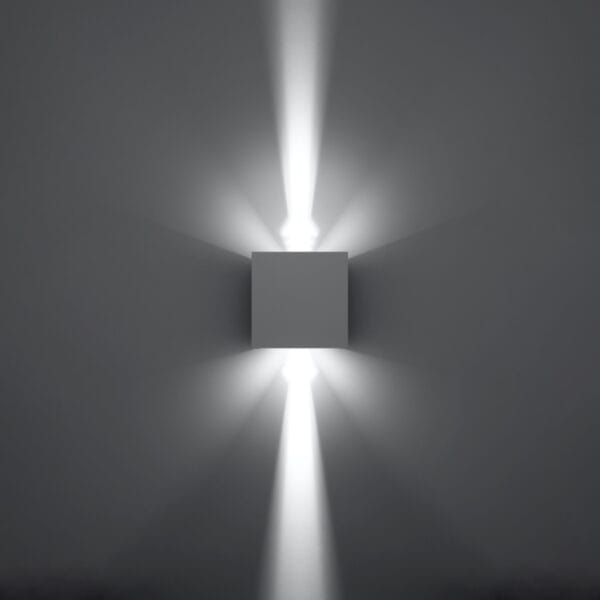 Wall Lamp LUCA White Led Ip54 Deep Space LUCA