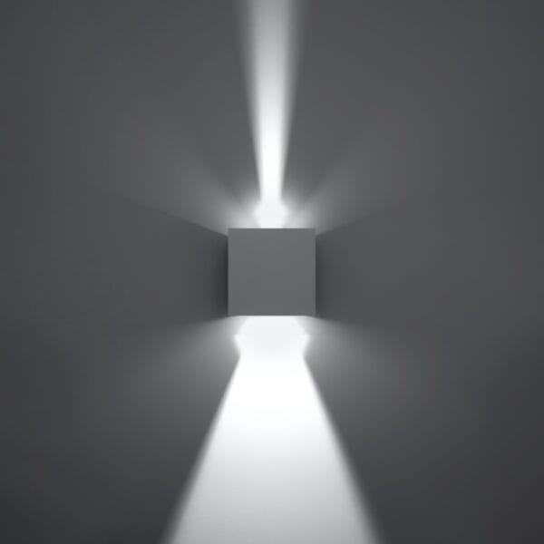 Wall Lamp LUCA White Led Ip54 Deep Space LUCA