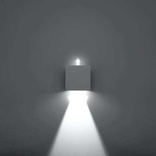 Wall Lamp LUCA White Led Ip54 Deep Space LUCA
