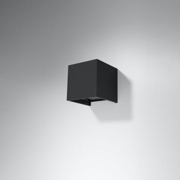 Wall Lamp LUCA Black Led Ip54 Deep Space LUCA