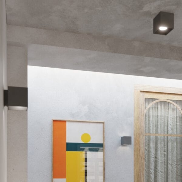 Wall Lamp QUAD 1 Anthracite Deep Space QUAD