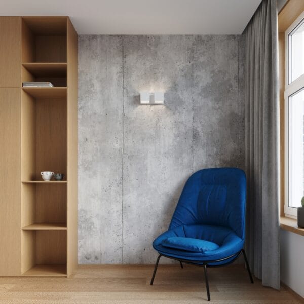 Wall Lamp QUAD 2 White Deep Space QUAD